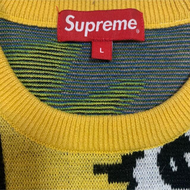 好評安い Supreme - Supreme◇20ss/Cartoon Sweater/アクリル/YLW/総柄