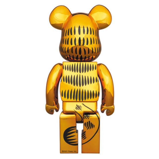 MEDICOM TOY BE@RBRICK GARFIELD GOLD