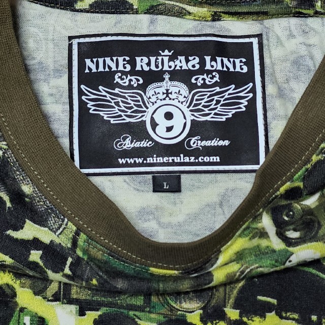 NINE RULAZ(ナインルーラーズ)のNINE RULAZ ナインルーラーズ Tシャツ 半袖 メンズのトップス(Tシャツ/カットソー(半袖/袖なし))の商品写真