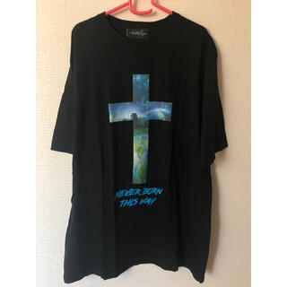 ミルクボーイ(MILKBOY)のmilkboy CROSS 十字架 NEVER BORN ビッグ Tシャツ 青(Tシャツ(半袖/袖なし))