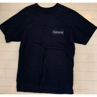 シュプリーム(Supreme)のSupreme Mesh Stripe Pocket Tee Black L(Tシャツ/カットソー(半袖/袖なし))