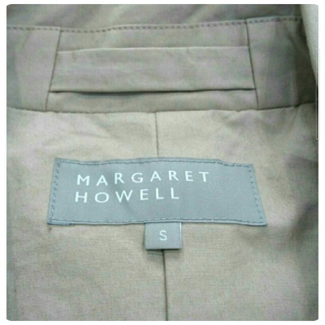 MARGARET HOWELL(マーガレットハウエル)のマーガレットハウエル ハイデンスコットンポプリンダブルブレストコートS メンズのジャケット/アウター(ステンカラーコート)の商品写真