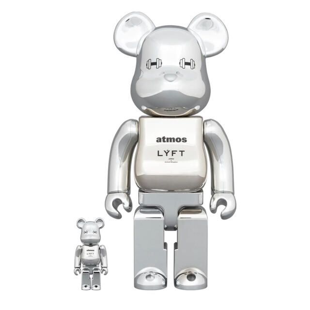 アトモスATOMOS BEARBRICK 400% whitechrome