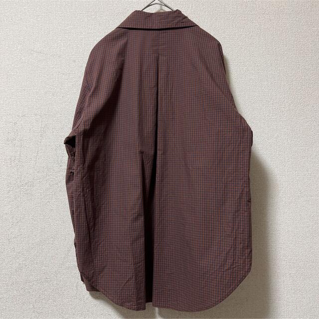 ザ シンゾーン リボンカラーブラウス 日本製 チェックシャツ　小谷美由着用