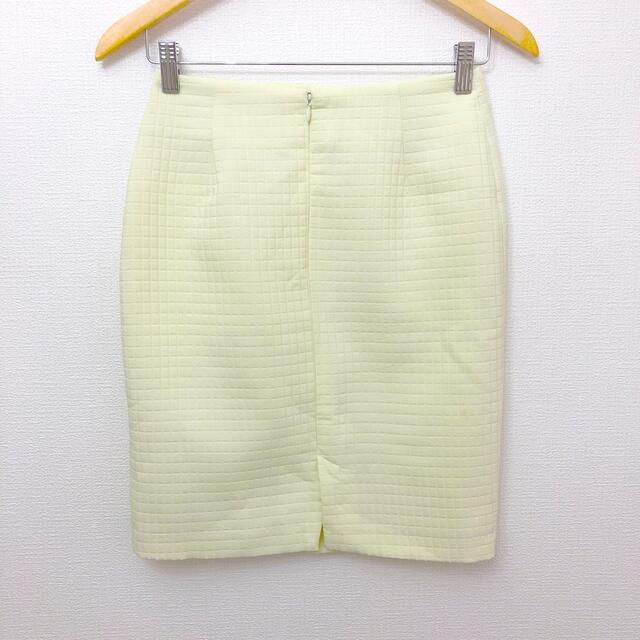 タイトスカート　カジュアルスカート　黄色　OL  事務職　TAISOS レディースのスカート(ひざ丈スカート)の商品写真