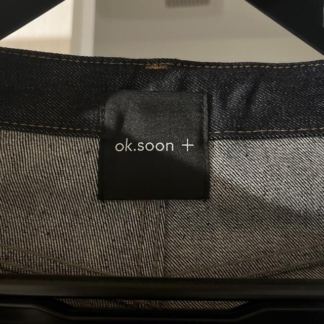 ok.soon＋ ワイド デニム スラックス メンズのパンツ(デニム/ジーンズ)の商品写真