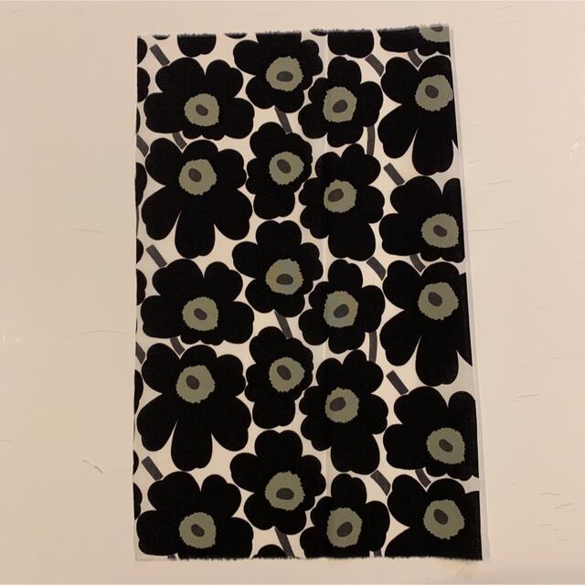 marimekko(マリメッコ)のmarimekko マリメッコ mini UNIKKO カットクロス　ブラック エンタメ/ホビーのアート用品(その他)の商品写真