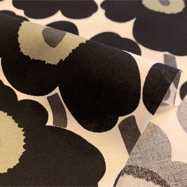 marimekko(マリメッコ)のmarimekko マリメッコ mini UNIKKO カットクロス　ブラック エンタメ/ホビーのアート用品(その他)の商品写真