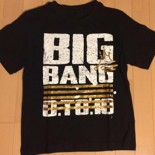 BIGBANG ブラック Tシャツ 公式 ツアー S ジヨン タプ ヨンベ  (アイドルグッズ)