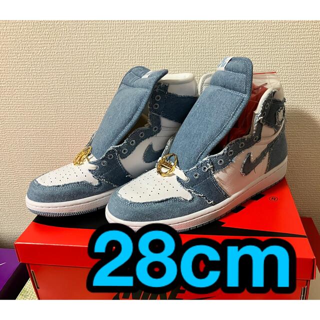 メンズNike Air Jordan 1 High OG Denim 28cm