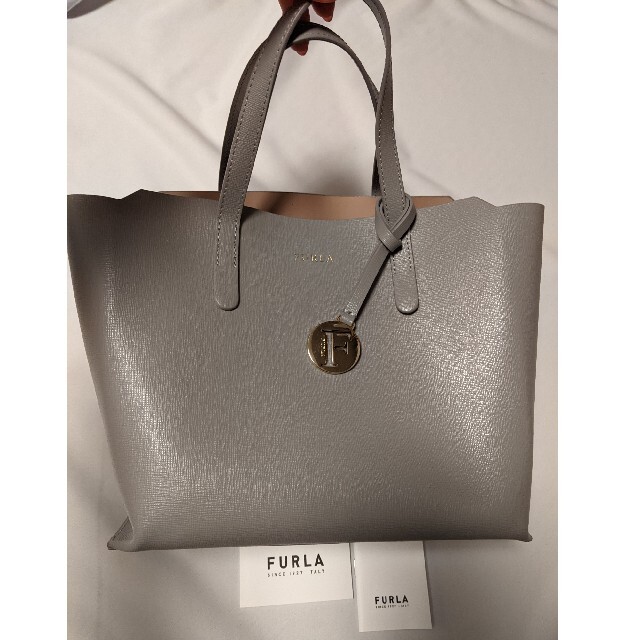 フルラ サリー グレー ハンドバッグ トートバッグ FURLA