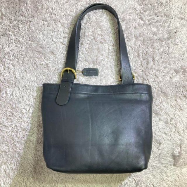 COACH - オールドコーチ トートバッグ ブラック クラブタンレザー