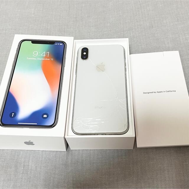 ※専用ページ　iPhoneX 64GB ジャンク品　SIMロック解除　シルバー