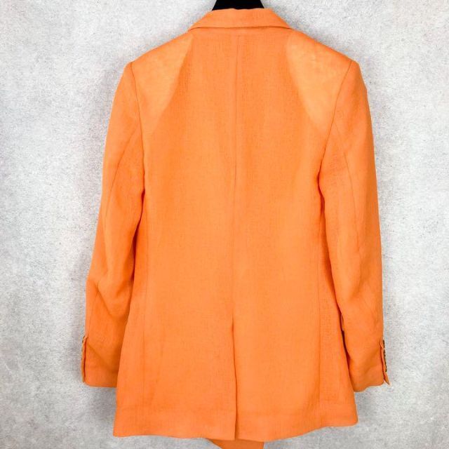 CABANA(カバナ)のCabana カバナ ダブルボタンテーラードジャケット オレンジ ビタミンカラー レディースのジャケット/アウター(テーラードジャケット)の商品写真