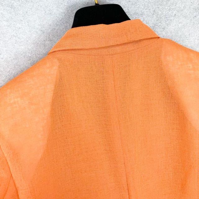 Cabana カバナ ダブルボタンテーラードジャケット オレンジ ビタミンカラー 5