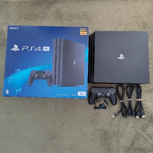 PlayStation4(プレイステーション4)のPlayStation4 Pro 本体 CUH-7200BB01 SSD換装 エンタメ/ホビーのゲームソフト/ゲーム機本体(家庭用ゲーム機本体)の商品写真