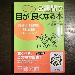 タカラジマシャ(宝島社)の２週間で目が驚くほど良くなる本(その他)