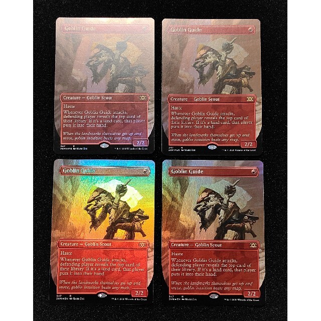 foil ゴブリンの先達 Goblin Guide 4枚 英語版 拡張アート foil ゴブリンの先達 Goblin Guide 4枚 英語版 拡張アート