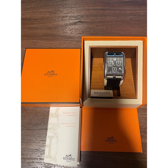 極美品】HERMESエルメス ケープコッド 腕時計 ダブルトゥール 極美品】HERMESエルメス ケープコッド 腕時計 ダブルトゥール