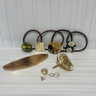 【9個セット】イヤーカフ ヘアゴム ヘアクリップ(ヘアアクセサリー)