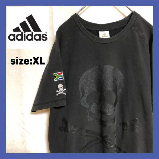 アディダス(adidas)の激レア アディダス パフォーマンスロゴ スカル Tシャツ ワッペン XL(Tシャツ/カットソー(半袖/袖なし))