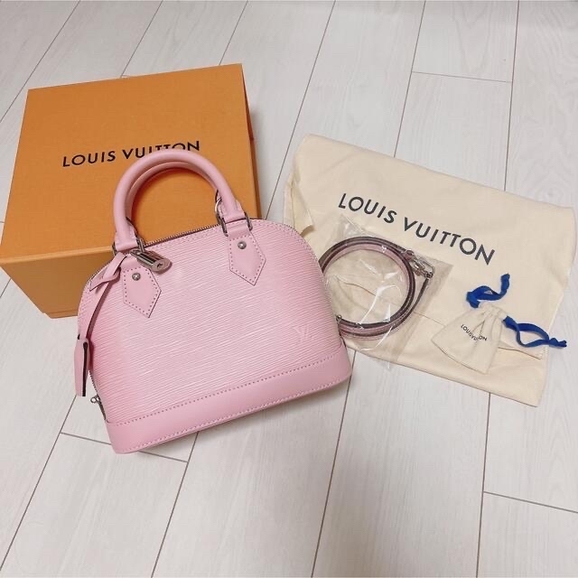 LOUIS VUITTON エピ アルマbb ローズバレリーヌ