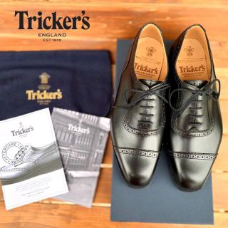 トリッカーズ(Trickers)の【未使用】ロイヤルワラント《Tricker's》BELGRAVE 元箱付属7-5(ドレス/ビジネス)