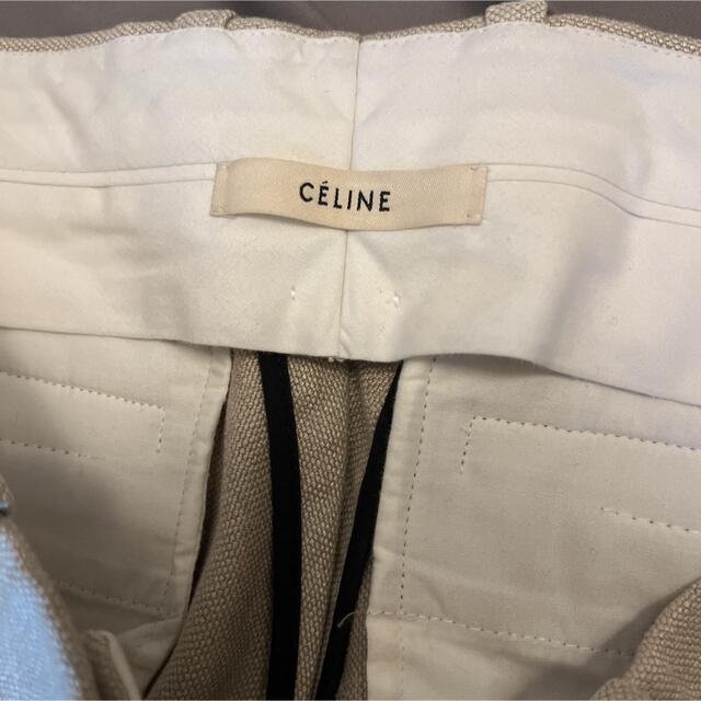 celine(セリーヌ)のCeline リネンパンツ レディースのパンツ(カジュアルパンツ)の商品写真