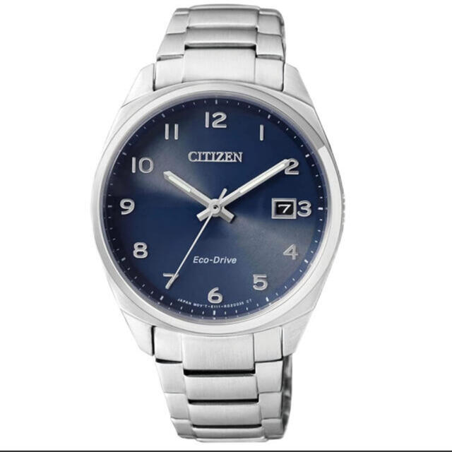 【定価2,5万円】CITIZEN 腕時計 メンズ シルバー イタリア製 太陽光