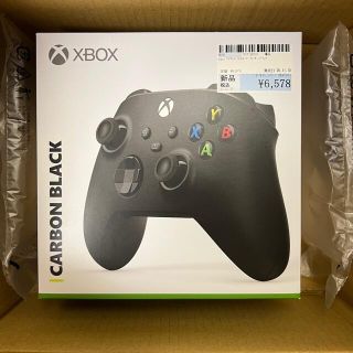 エックスボックス(Xbox)の新品未開封 X box ワイヤレス コントローラー （カーボンブラック） 箱キズ(その他)