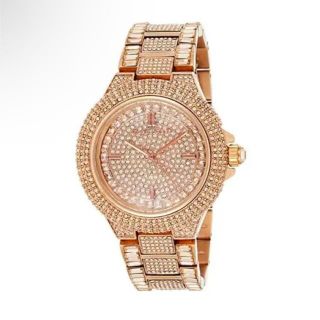 海外ブランド 新品 MICHAEL KORS EVEREST ツートン スワロフスキー