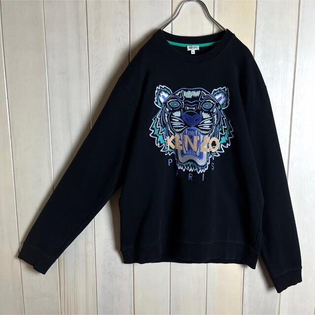 サイズ KENZO - ケンゾー☆タイガー刺繍ロゴ入りスウェット 定番カラー