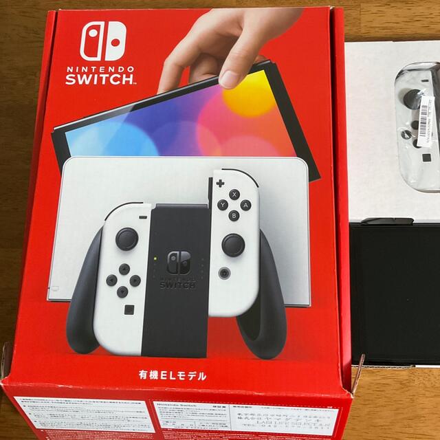 Nintendo Switch(ニンテンドースイッチ)のNintendo Switch 有機EL 中古 エンタメ/ホビーのゲームソフト/ゲーム機本体(家庭用ゲーム機本体)の商品写真