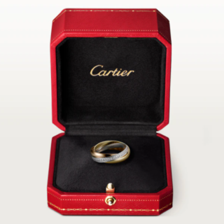 Cartier - ♡ Cartier ♡ Trinity ring. 3golds,diamond