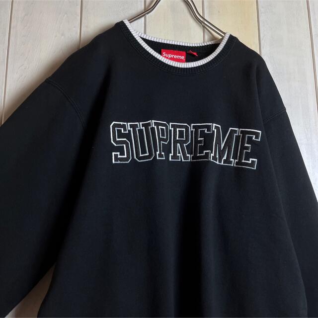 いませんの】 Supreme - シュプリーム☆センタービッグ刺繍ロゴ入り