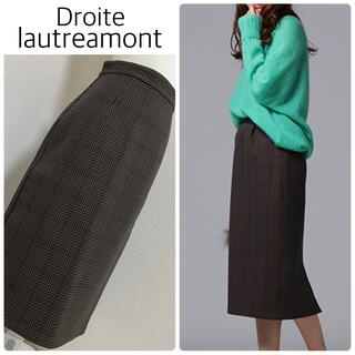 ロートレアモン(LAUTREAMONT)の【中古美品】Droite lautreamontリバーシブルタイトスカート(ロングスカート)