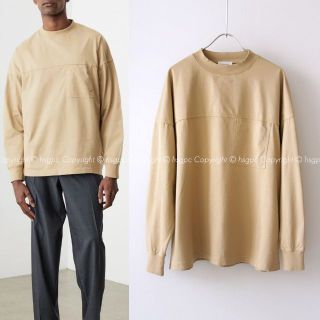 ルメール(LEMAIRE)のルメール モックネック スウェット ロングスリーブ シャツ カットソー ロンT(Tシャツ/カットソー(七分/長袖))