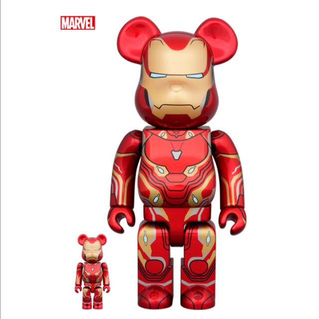 BE@RBRICK(ベアブリック)のBE@RBRICK IRON MAN MARK 50 100％ & 400％  エンタメ/ホビーのおもちゃ/ぬいぐるみ(その他)の商品写真