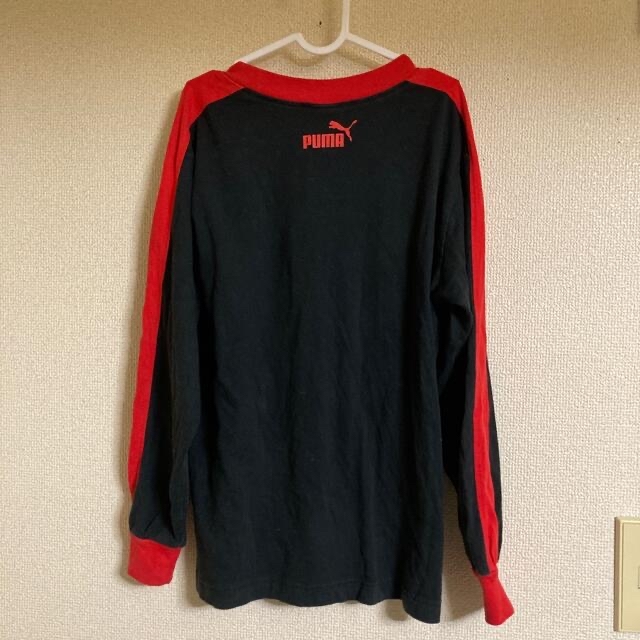 PUMA ロンT ブラック 140サイズ キッズ/ベビー/マタニティのキッズ服男の子用(90cm~)(Tシャツ/カットソー)の商品写真