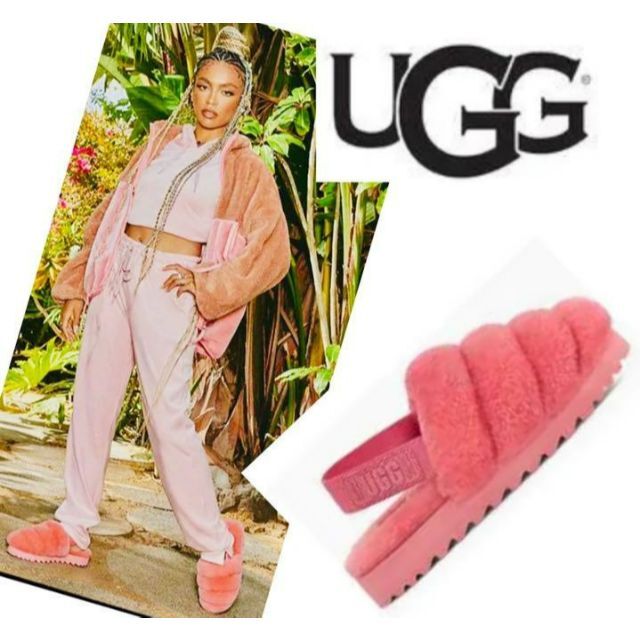 ugg ファーサンダル　super fluff slipper 22cm