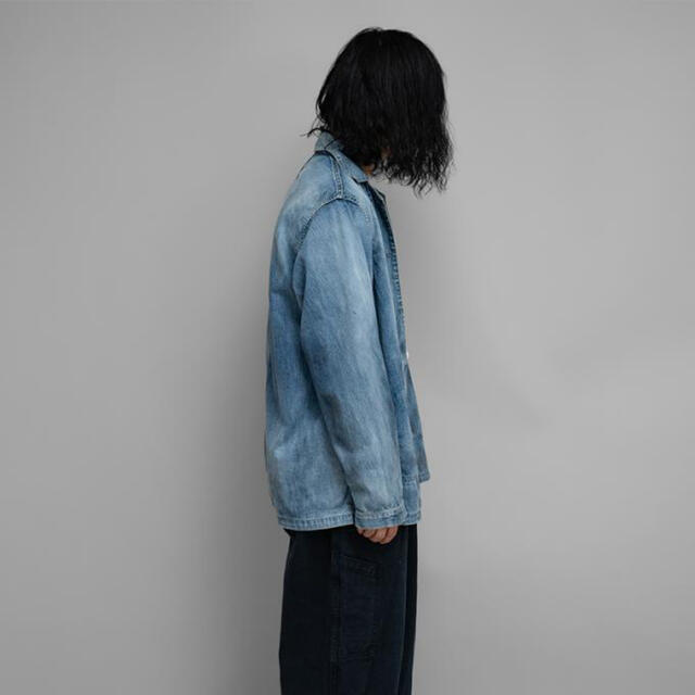 アプレッセ22FW US NAVY Denim Jacket サイズ1 メンズのジャケット/アウター(Gジャン/デニムジャケット)の商品写真