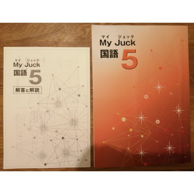 新品　解答解説付き　マイジュック　My Juck  国語　５年生 エンタメ/ホビーの本(語学/参考書)の商品写真