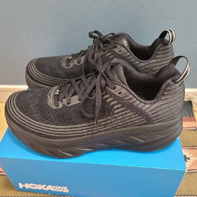 HOKA ONE ONE M BONDI 6 ブラック 27㎝