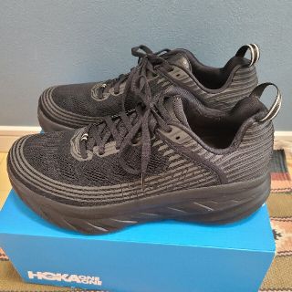 ホカオネオネ(HOKA ONE ONE)のHOKA ONE ONE M BONDI 6 ブラック 27㎝(スニーカー)