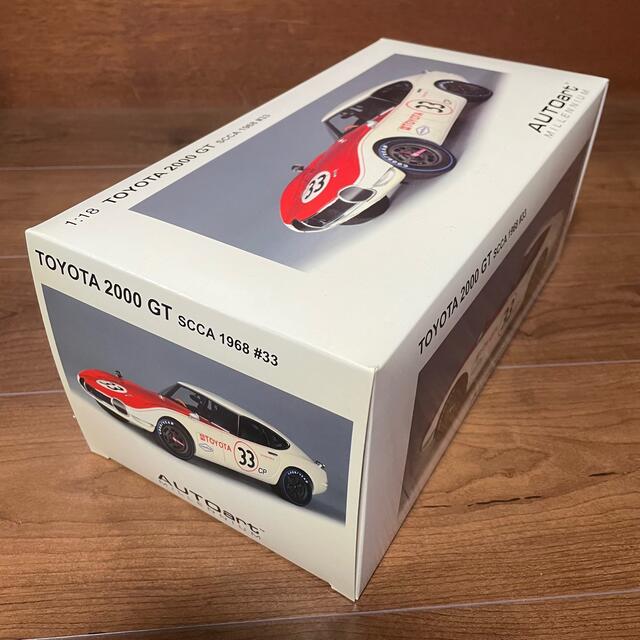 おもちゃ/ぬいぐるみ激レア！絶版完全未開封品オートアート1/18トヨタ 2000GT 1968