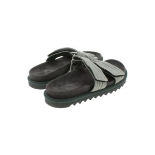 DRIES VAN NOTEN サンダル 39(24cm位) グレーx黒 【古着】【中古】