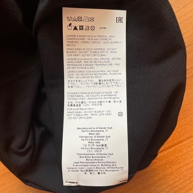 BLK/S▲新品送料無料ばら売り1枚▲JIL SANDER+ 3パックTシャツ