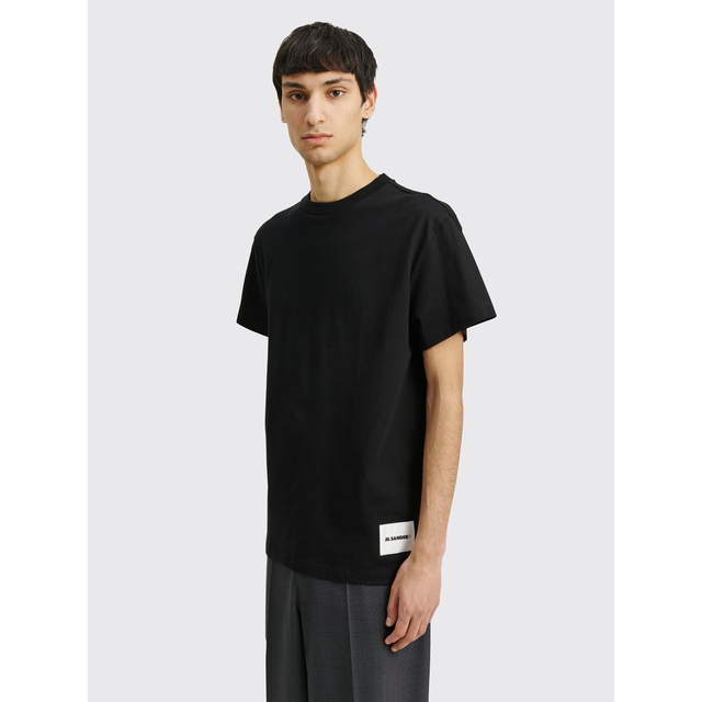 BLK/S▲新品送料無料ばら売り1枚▲JIL SANDER+ 3パックTシャツ