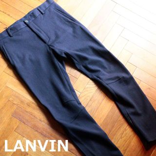 LANVIN - LANVIN 16AW ウールバイカーパンツ ランバンの通販｜ラクマ