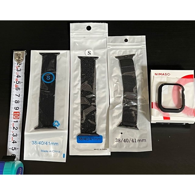 限定値下げ！Apple Watch 7 41mm GPS   美品　おまけ付 スマホ/家電/カメラのスマホアクセサリー(その他)の商品写真